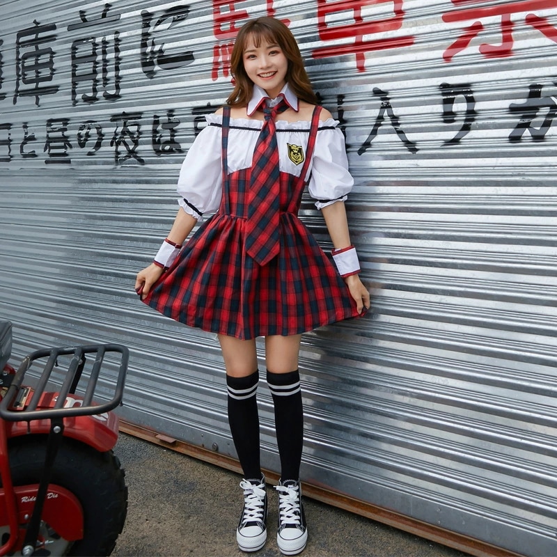 コスプレ セーラー服 ハロウィン 制服 衣装 コスプレ衣装 女子高生 セクシー衣装 高校生 学生 レッド グリーン コスプレ スカート コスイベント ハロウィン ブレザー 余興 セットアップ 翌日発