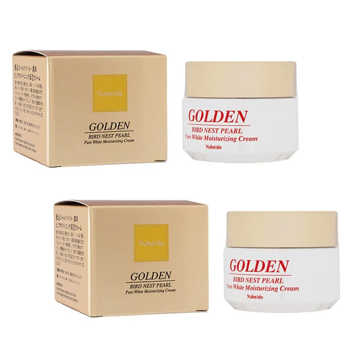 ユケイドー　極品ゴールドツバメ真珠ピュア保湿クリーム　50g　2箱　Yukeido 　海外発送日時指定不可　ヤマト国際便発送