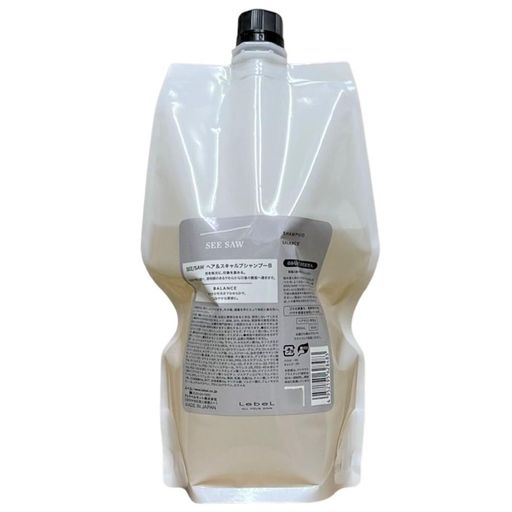 ルベル SEE/SAW ヘア&スキャルプシャンプーB バランス 800ML レフィル
