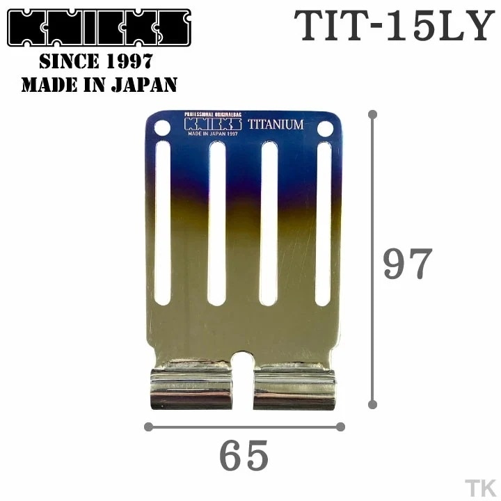 [即日出荷] KNICKS ニックス 連結チタニウム1.5mmベルトループ [焼付けタイプ] TIT-15LY /nx-tit-15ly