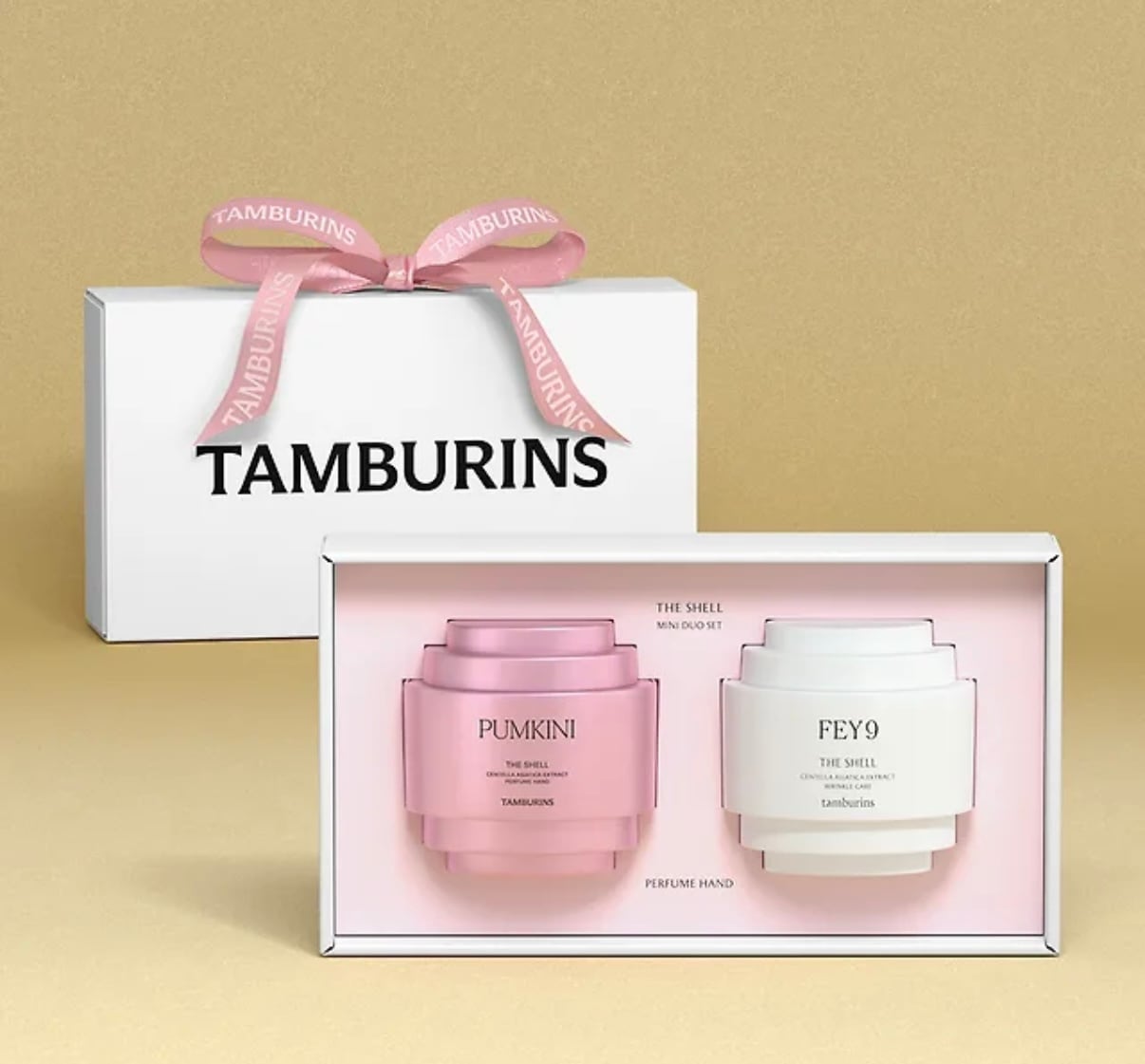 [JENNIE]パフューム ハンドクリーム ミニデュオ セット 正規品 ギフト包装 CHAMO+VEIN/PUMKINI+FEY9 5,266円
