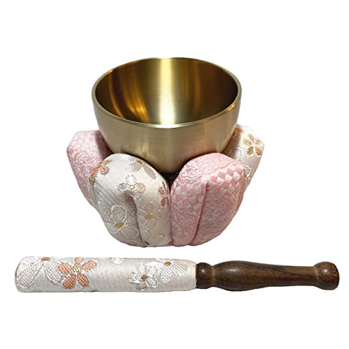 【ペット 仏壇】【ペット仏具】ちいさいおりんセット『はなりん』(ピンク×ホワイト) 4,986円