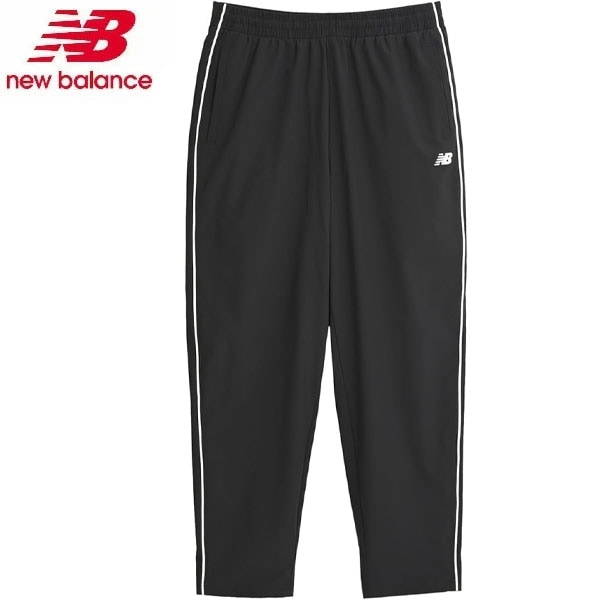 ニューバランス new balance ウーブントラックパンツ　裏トリコット起毛 AMP53174-BK トレーニング 練習着