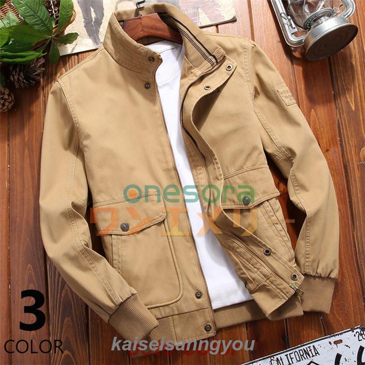 最安値挑戦 メンズ ジャケット ミリタリージャケット アウター ジャンパー 秋服 スタンドカラー メンズアウター 30代 40代 50代ファッション