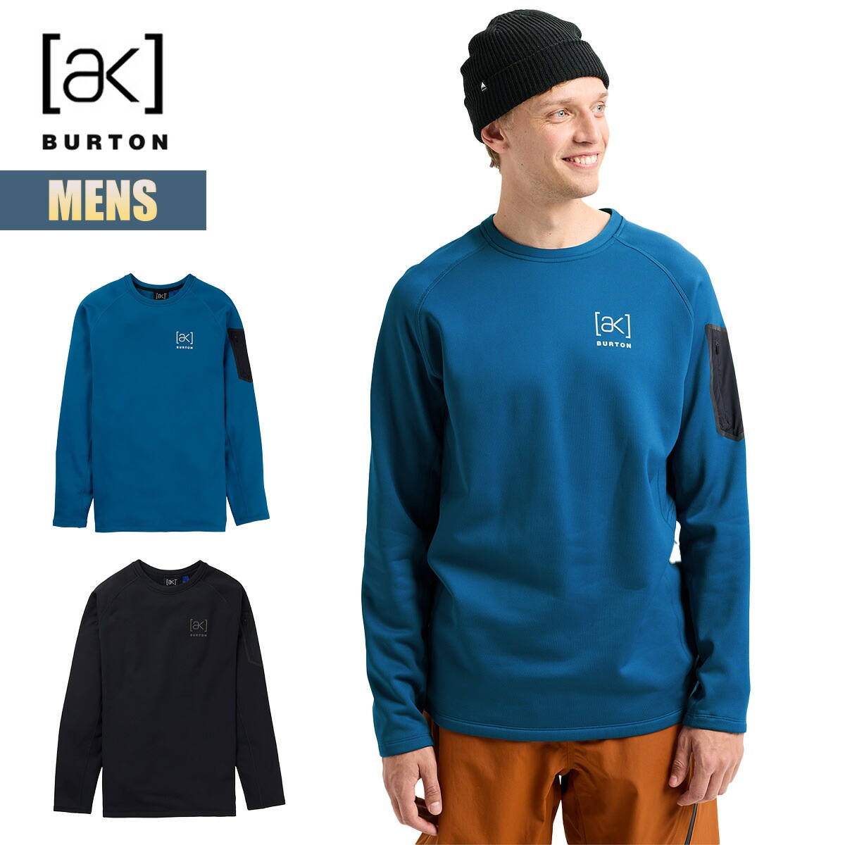 フリース メンズ 25-26 ベイカー ストレッチ クルーネック フリース W26JP-242251 [ak] レイヤリング セカンドレイヤー バックカントリー アウトドア 正規品