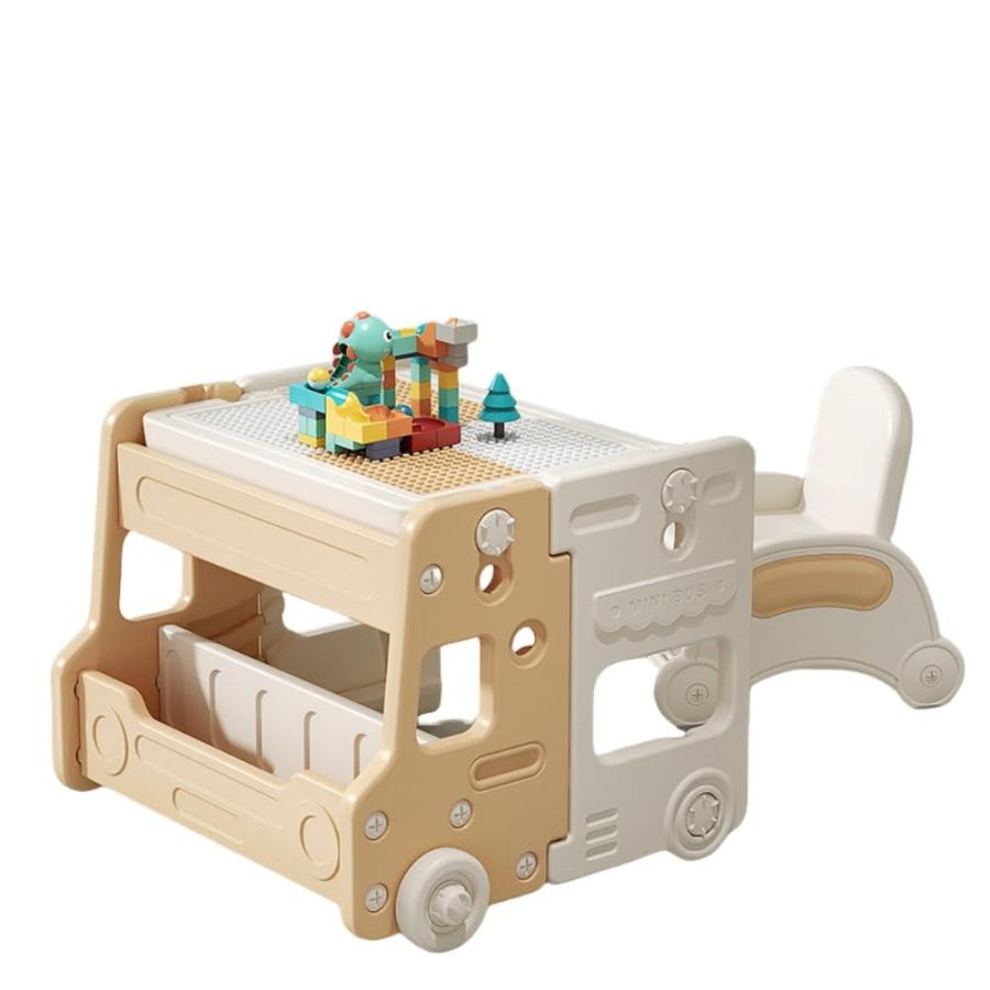 子供デスクセット/子供用折りたたみデスクチェア/学習テーブルセット/2点セット/多機能/積み木テーブル/お絵かきボードホワイトボード/子供用テーブル/かわいい