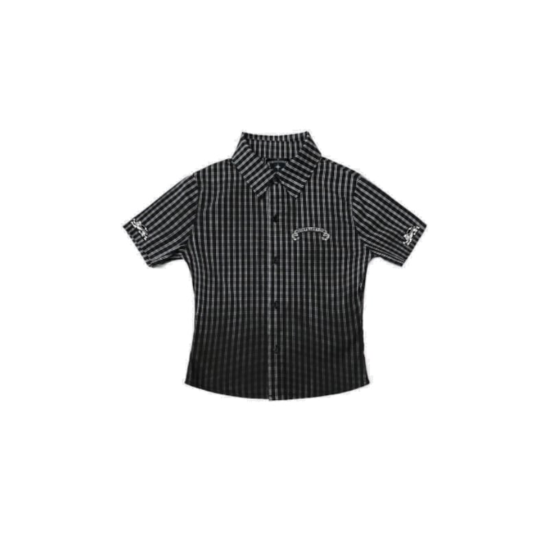 コスモ グラフィック ショートスリーブシャツ - ブラックチェック