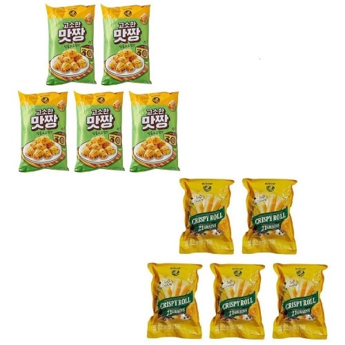 ノーブランド香ばしい味わい(甘い香ばしい味) 310g x5個+クリスピロール21曲220g x5個学校事務所