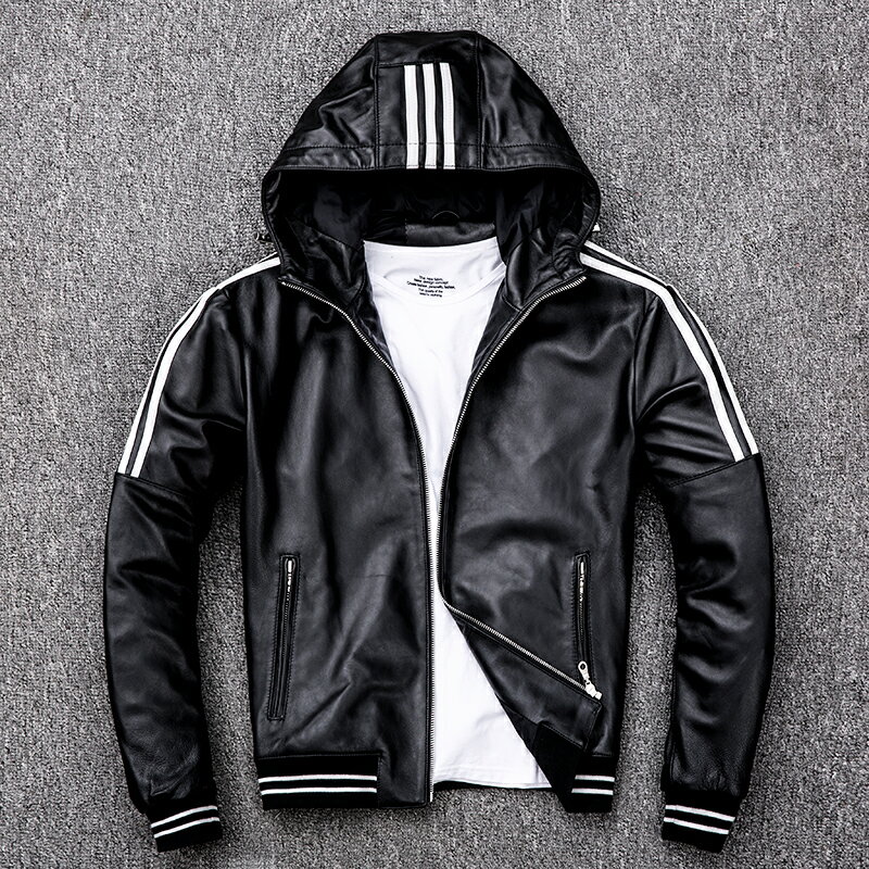 ライダースジャケットメンズアウターラム革レザージャケット本革ミリタリー立て襟シングル羊革アウターブルゾンダブルライダースMA-1Gジャン野球服