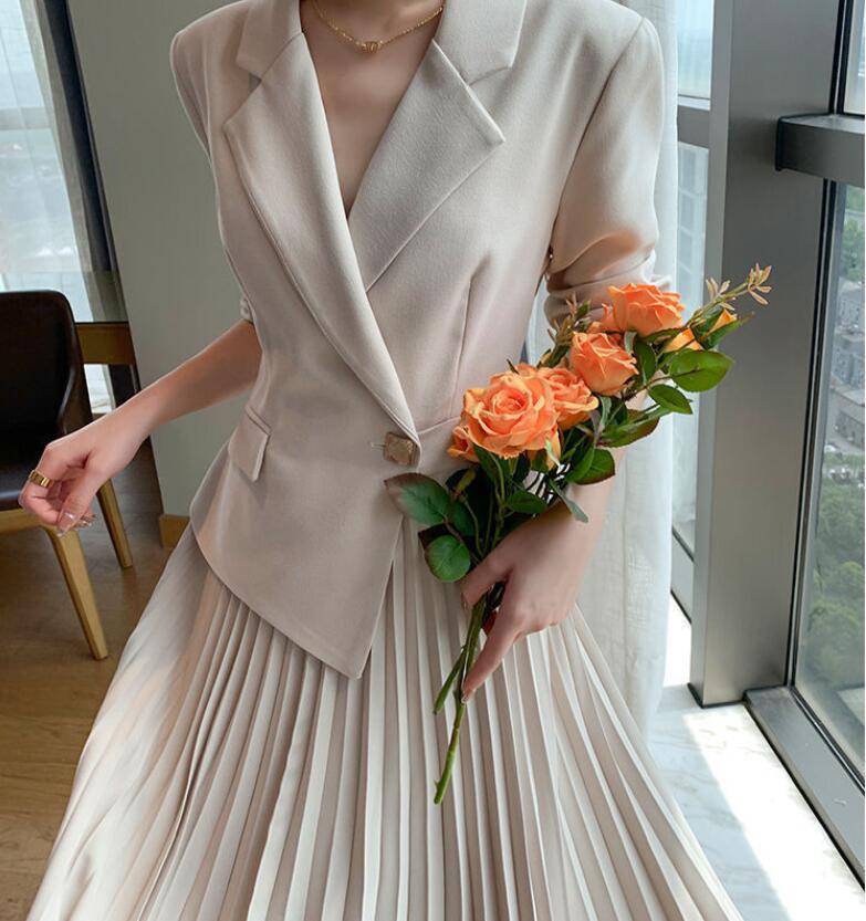 ワンピース プリーツ スーツ ドレス レディース 春 夏 秋 プリーツワンピース ワンピーススーツ ロングワンピース きれいめ 上品 通勤