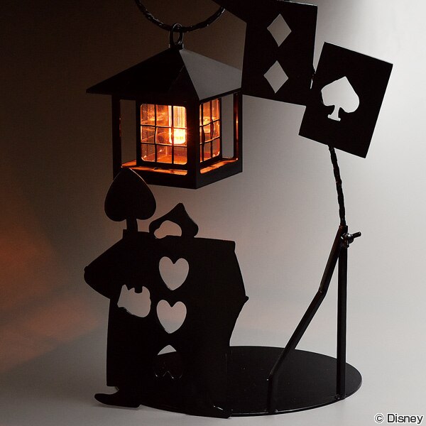 ソーラーライト トランプ兵士 不思議の国のアリス LEDライト 光センサー付き 電球色