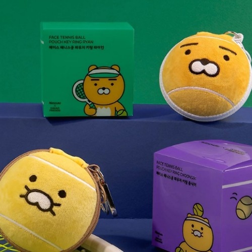 フェイス テニスボール ポーチ キーホルダー_ライアン チュンシク