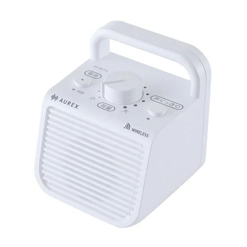 東芝 AX-WST10(W) テレビ用スピーカー AUREX 声くっきり機能搭載 ハンドル付 ホワイト