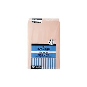 （業務用3セット）オキナ カラー封筒 HPK2PK 角2 ピンク 50枚 7,050円