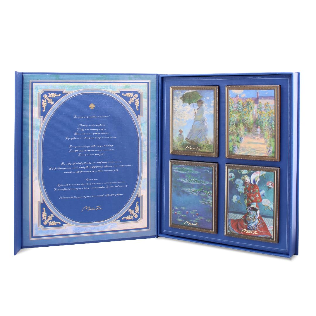 ミルフィー 絵画アイシャドウ モネシリーズ コンプリートボックス 4個入り 箱付き プレゼント ギフト MilleFee