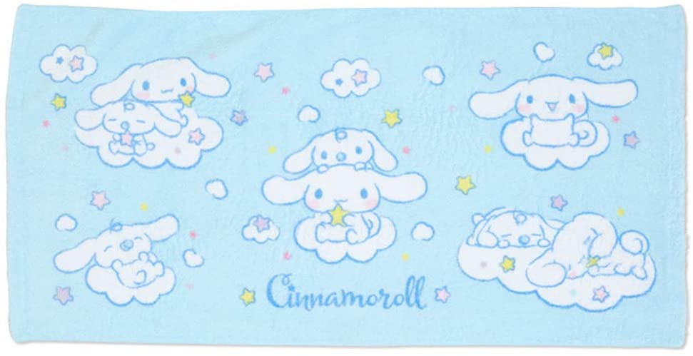 【本日限定価格】 サンリオ 432008 ふんわり無撚糸バスタオル シナモロール SANRIO 9
