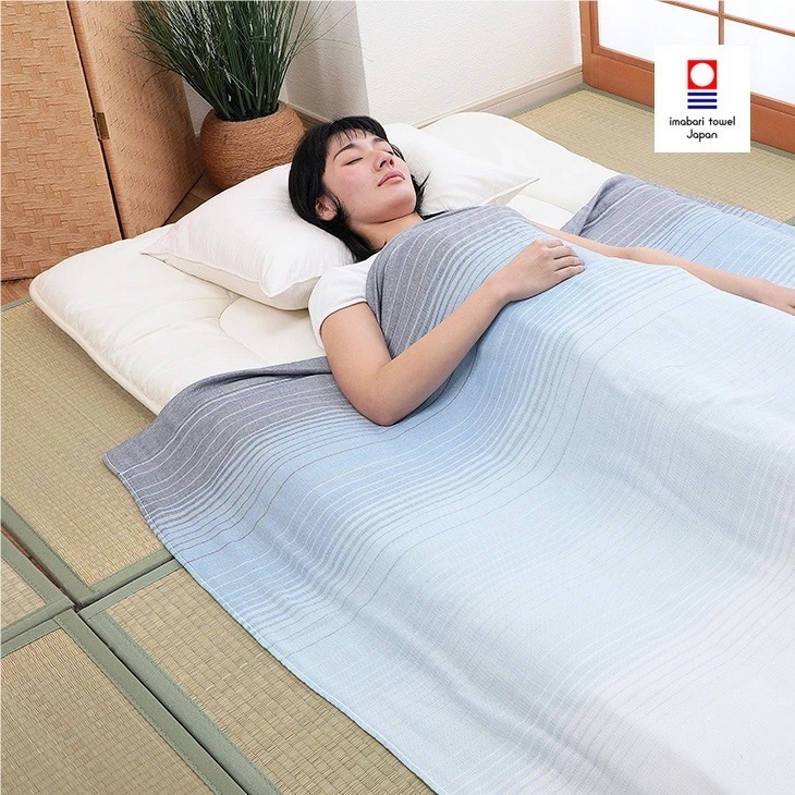 今治タオル 5重 ガーゼケット 2色組 シングル 日本製 今治タオルブランド認定商品 夏 寝具 ケット ガーゼ ブランケット