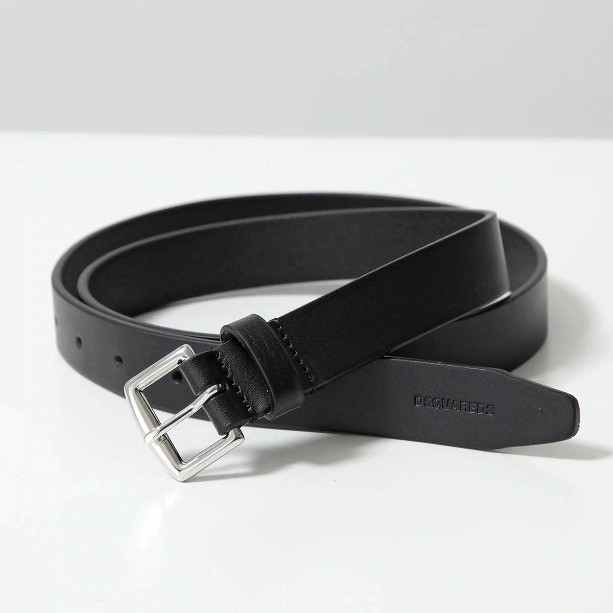 DSQUARED2 ディースクエアード ベルト BEM0658 12900001 メンズ レザー スクエアバックル ロゴ M802 【mega】 19,336円