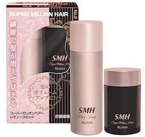 スーパーミリオンヘアー レディースセット ダークブラウン No.2 (スーパーミリオンヘアー10g スーパーミリオンヘアスプレー35g)