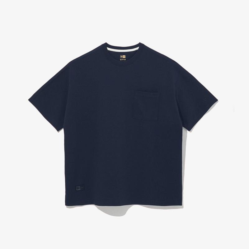 男女共用[ブラックラベル]オーバーフィットTシャツネイビー13781209