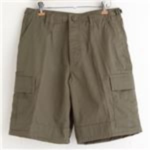 アメリカ軍 BDU カーゴ ショートパンツ Mサイズ オリーブ レプリカ 米軍 US軍 ミリタリーパンツ 軍モノ 迷彩服 ショーツ