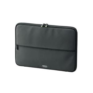 (まとめ)エレコム Ultrabook用ZEROSHOCKケース ZSB-IBUB02BK(×2セット)