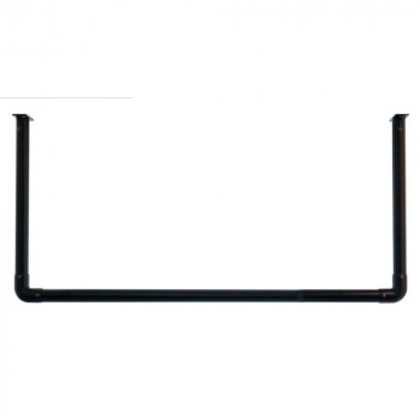 DRY・WAVE(ドライ・ウェーブ) 室内・屋外物干し 天井付U型ハンギングパイプ (K/ブラック) HGA45-900(K) 11,927円