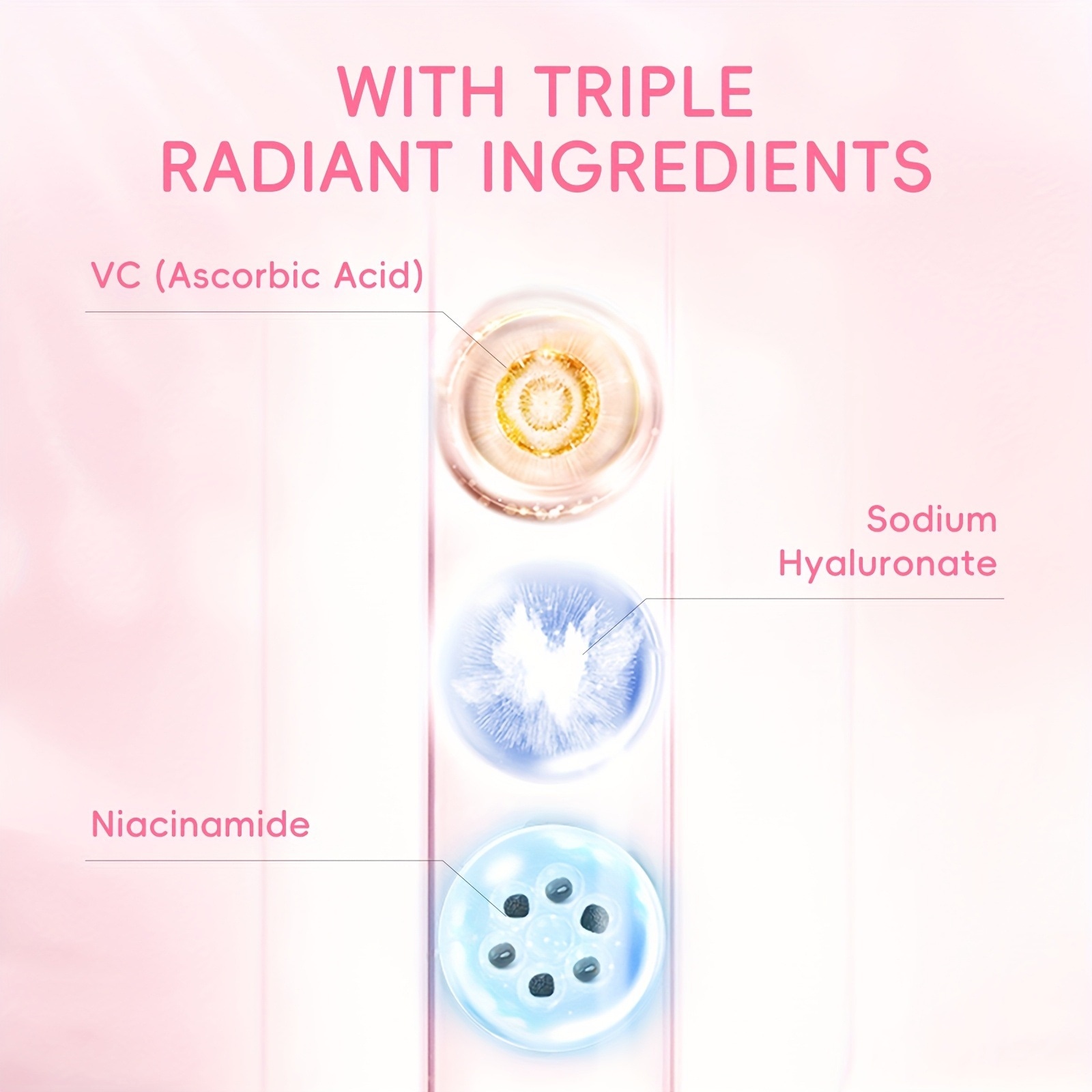 LAIKOU 桜ケアリチュアルスキンケアセット - ニアシンアミドビタミンCヒアルロン酸配合の保湿＆潤い - 低アレルギー性乾燥・通常・混合肌に適しています - クリスマス感謝祭母の日の理想的なギフト