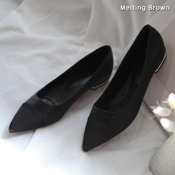 女性用ローヒール靴パンプス MT91