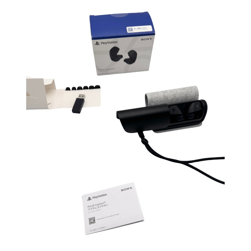 【中古 動作確認済】 PULSE Explore ワイヤレスイヤホン ミッドナイト ブラック(CFI-ZWE1J01)