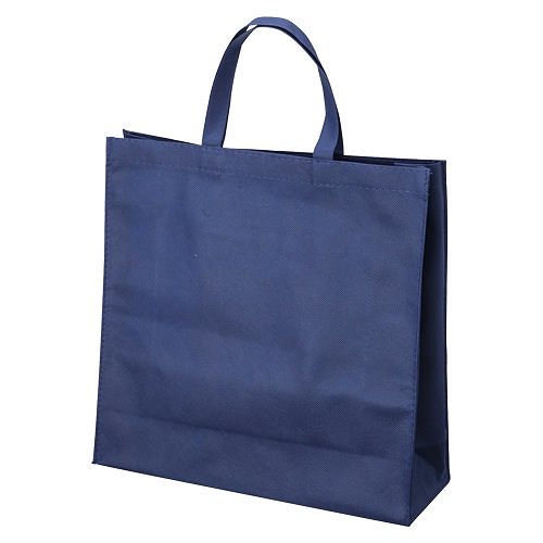 （まとめ買い）サンナップ 不織布バッグ 小 マチ付き 10枚 ダークブルー FBH-33DB [x3]