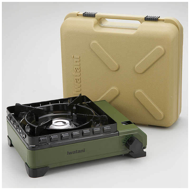 岩谷産業　カセットフー タフまる オリーブ　CB-ODX-1-OL