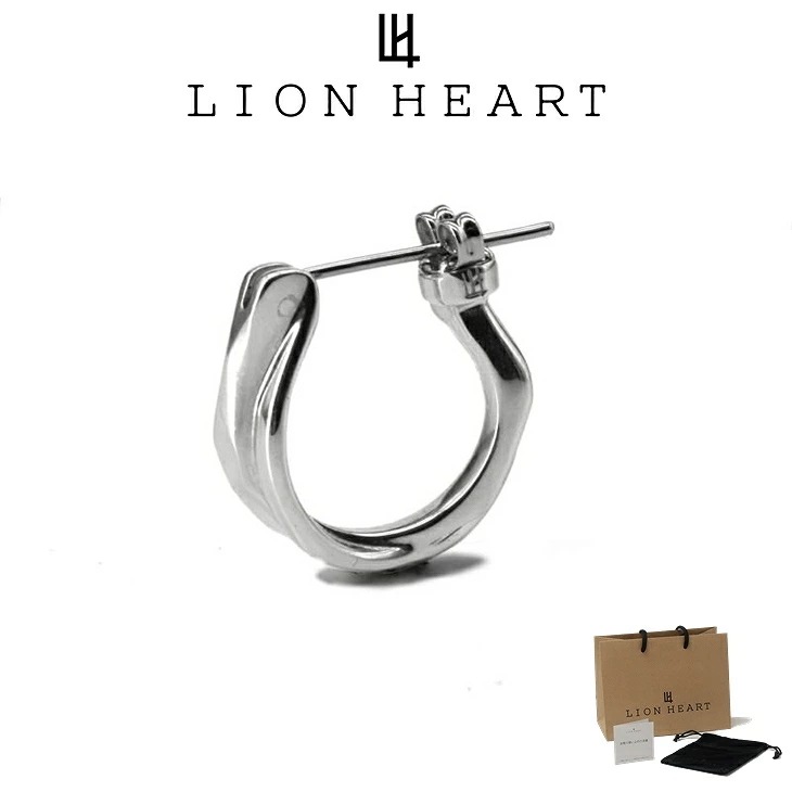 ピアス メンズ クロッシングピアス オーバーラッピングフラグメント SV925 サージカルステンレス LH-1EA156 メンズピアス 片耳用 1点売り 【ネコポス】