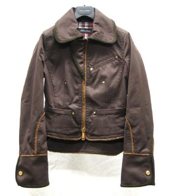 ショート ウェスタンブルゾン ブラウン 72AM028 027