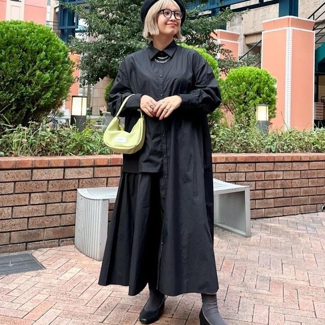 ワンピース ロングワンピース シャツワンピース 長袖 襟付き 前開き ボタン かわいい 大人可愛い きれいめ シンプル 上品 おしゃれ かっこいい カジュアル こなれ感 個性的 主役級 存在感 抜け感