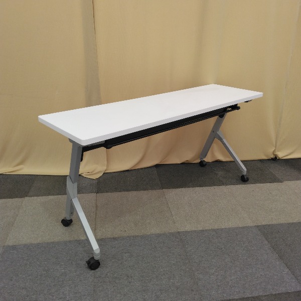 OKAMURA オカムラ 折りたたみ 会議用テーブル FLAPTOR フラプター 81F1CW-MG99 ホワイト 幅150ｃｍ 幅1500ｍｍ ミーティングテーブル