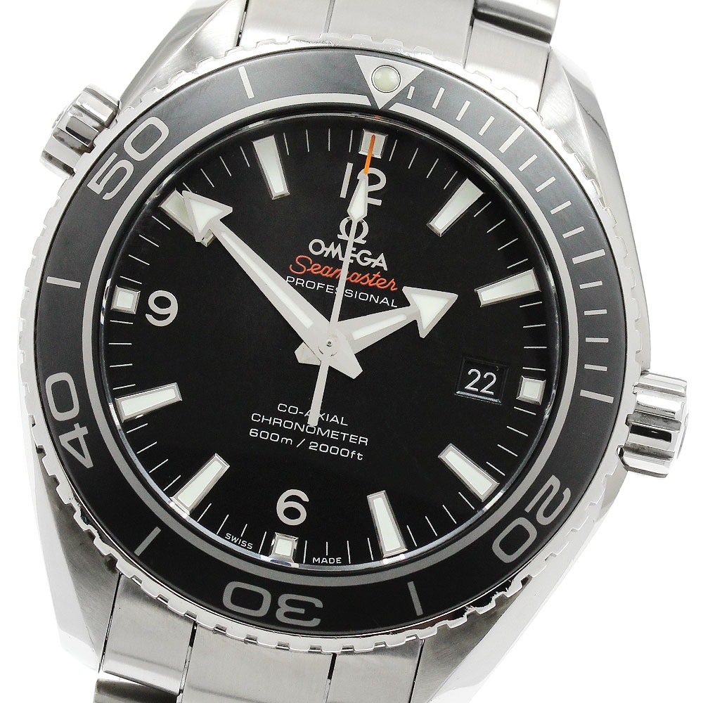 オメガ OMEGA 232.30.42.21.01.001 シーマスター プラネットオーシャン デイト 自動巻き メンズ _895422【中古】
