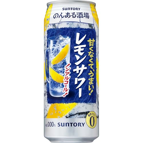 のんある酒場 レモンサワー 500ml 24本 【ノンアルなのに甘くない】 [ サントリー ノンアルコール ]
