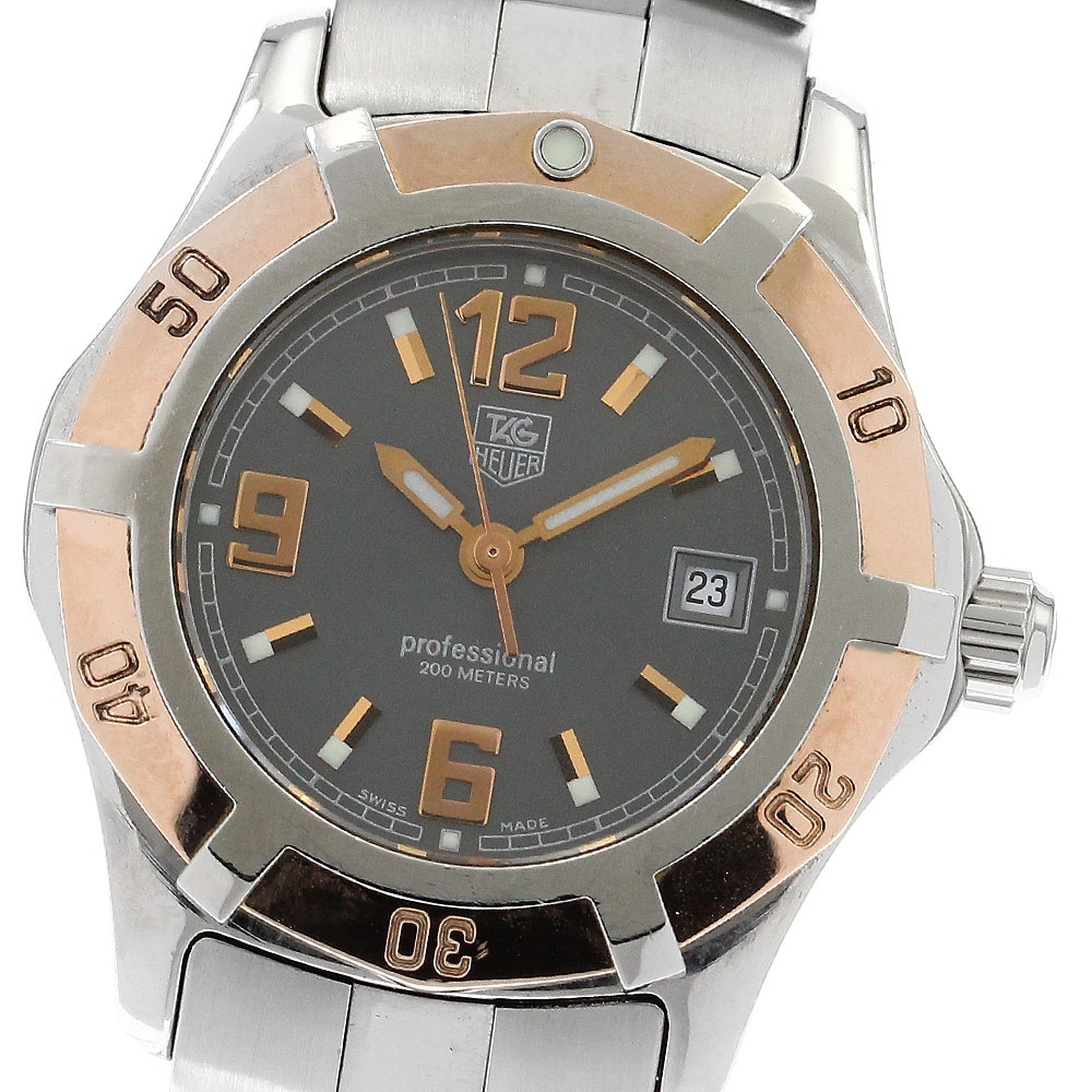 タグホイヤー TAG HEUER WN1351 エクスクルーシブ デイト クォーツ レディース _887037【中古】