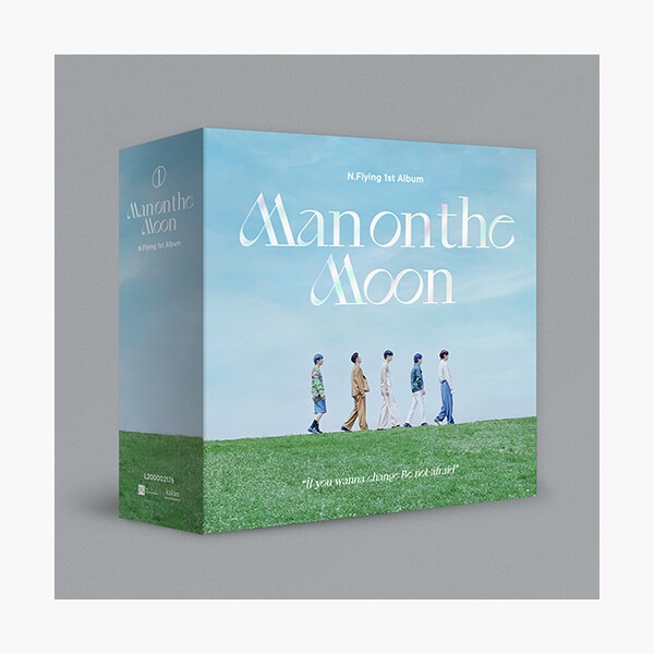 [未開封新品] (キット形態) エンフライング - 正規1集 Man on the Moon (キノアルバム) - カバースリーブエアキット フォトポストカード(12種/1セット) セルフフォトカード