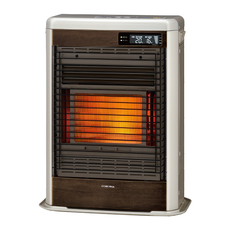 ストーブ FF式輻射 ブラウン 木造１１畳 コンクリート１８畳 輻射＋微温風 インバーター エコモード FF-SG4224M-TG