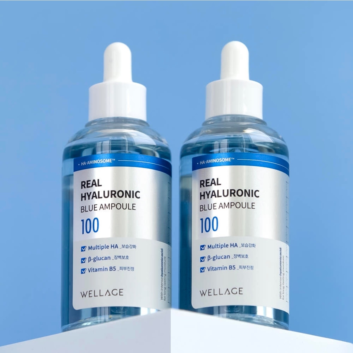 [大容量150ml] リアル ヒアルロニック ブルー100 アンプル 75ml 1 + 1 企画