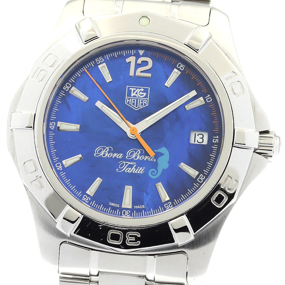 タグホイヤー TAG HEUER WAF211N ニューアクアレーサー ボラボラ 2007年限定 デイト 自動巻き メンズ _881910【中古】 71,500円