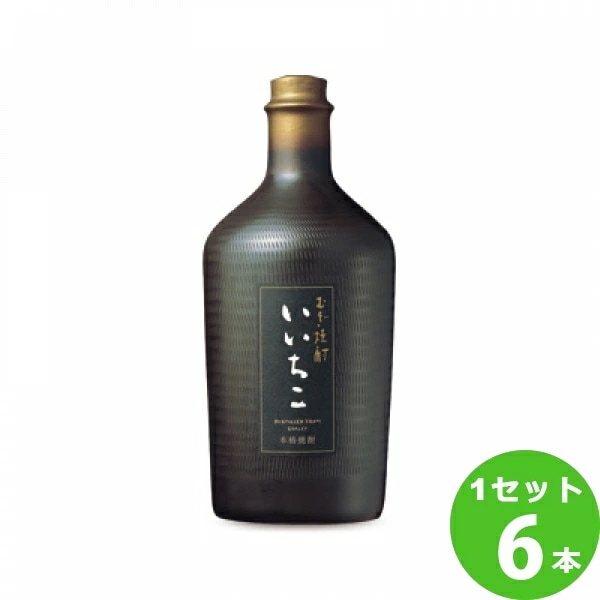 三和酒類 麦焼酎 いいちこ 25度 民陶くろびん 黒 瓶 720ml×6本 焼酎【送料無料一部地域は除く】