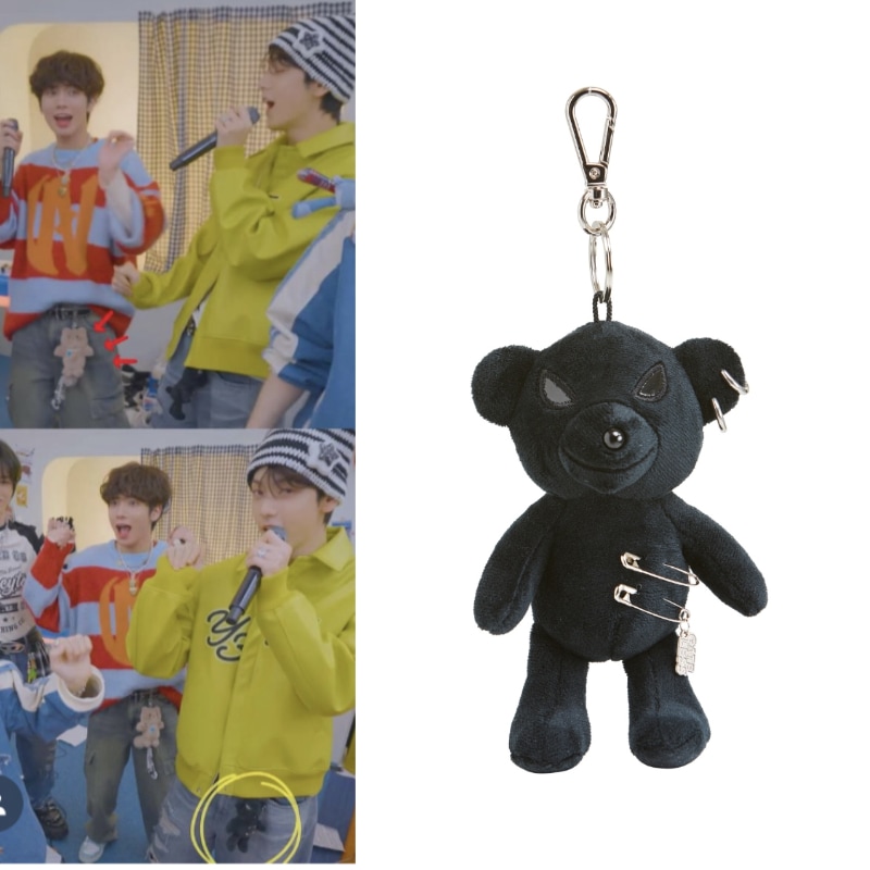 【TXT テヒョン着用】【GATELESS】 MAD BEAR KEY RING
