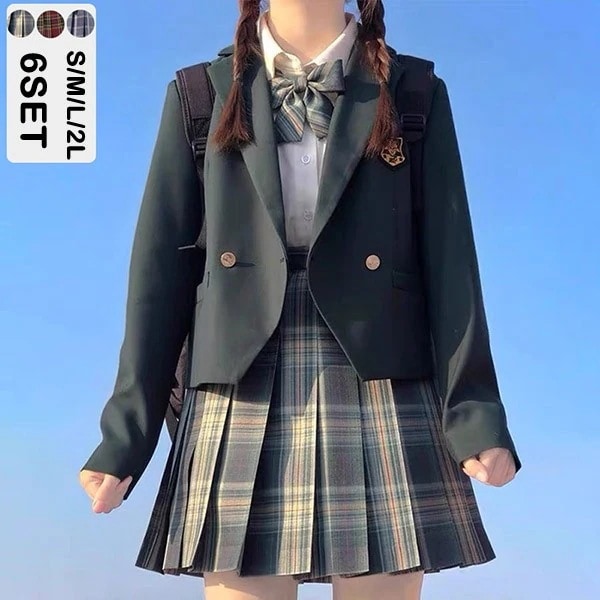 卒業式スーツ 女の子 ６点セット 卒業式スーツ 子供スーツ セットアップ フォーマルスーツ ジュニアスーツ お受験 発表会 子供スーツ ガールズ コンクール 入学式 卒業式 中学生 高校生 中高生 S