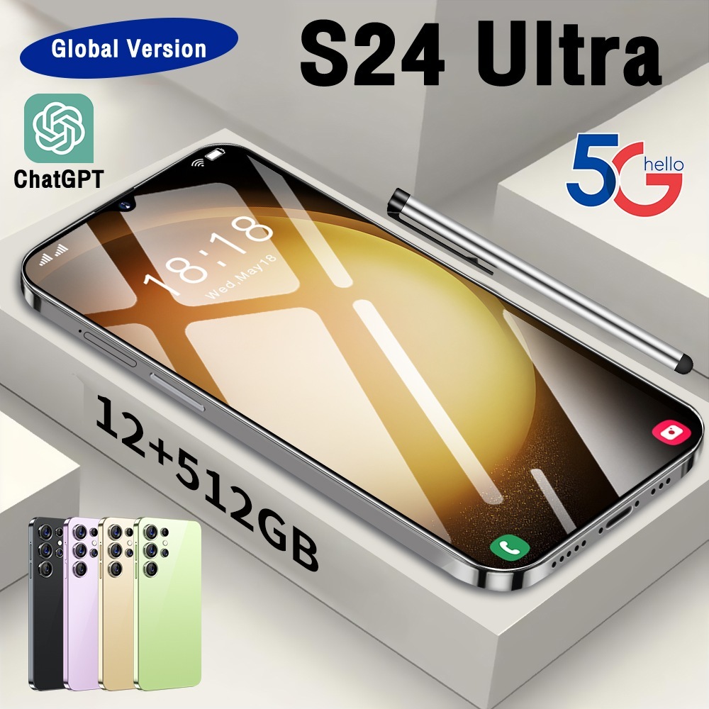 スマホ 本体 S24Ultra Android15 スマートフォン 7.3インチ 12+256GB 10000mAh 108MP デュアルカメラ コスパ最高 新品 2025