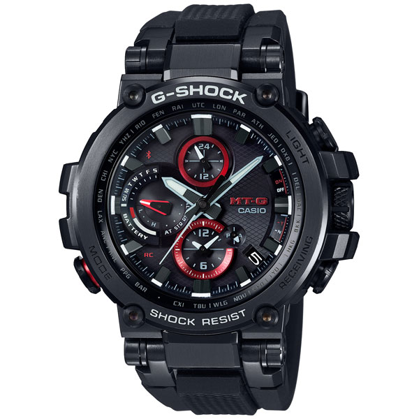 カシオ 【国内正規品】G-SHOCK(ジーショック) MT-G Gショック　Bluetooth搭載 ソーラー電波時計　メンズタイプ MTG-B1000B-1AJF
