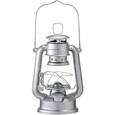 他サイト： カメヤマ　オイルランタンミニ　ロゴ入り　シルバー　SJ5740010SIの商品画像