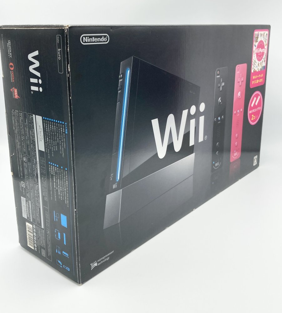 中古 Wii本体(クロ) Wiiリモコンプラス2個